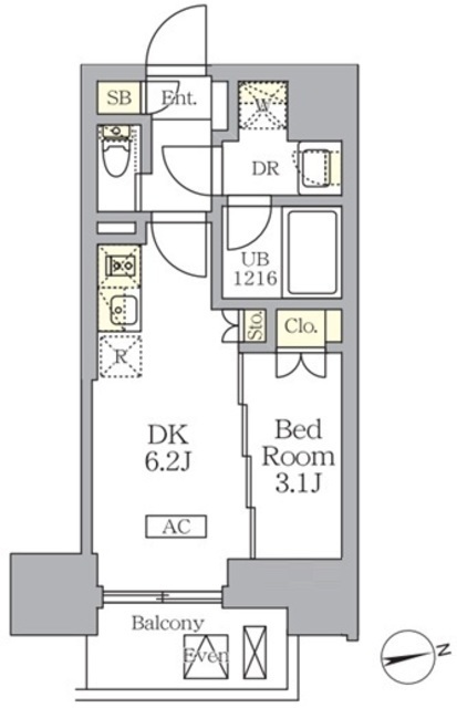 ザ・ライオンズフォーシア文京湯島の間取図