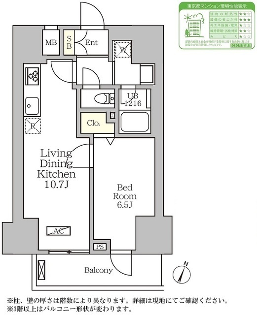 コートレジデンス南大塚の間取図