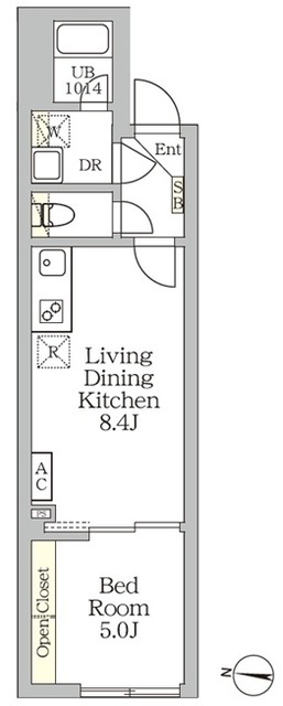 Ａｇｌａｉａ　新宿西落合の間取図