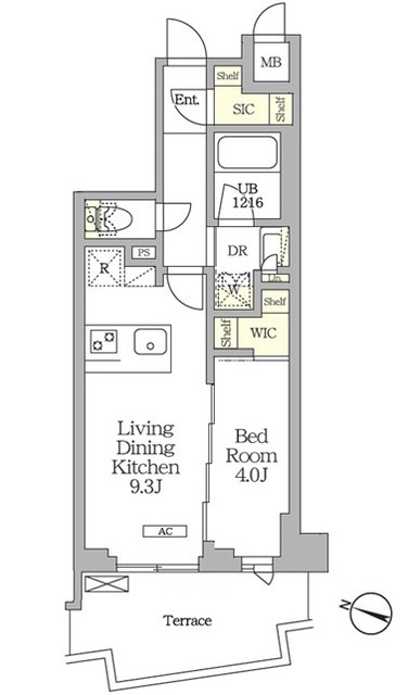 ＡＩＦＬＡＴ明大前の間取図