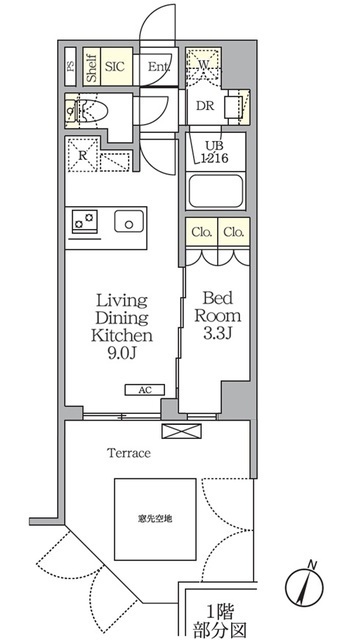 ＡＩＦＬＡＴ明大前の間取図