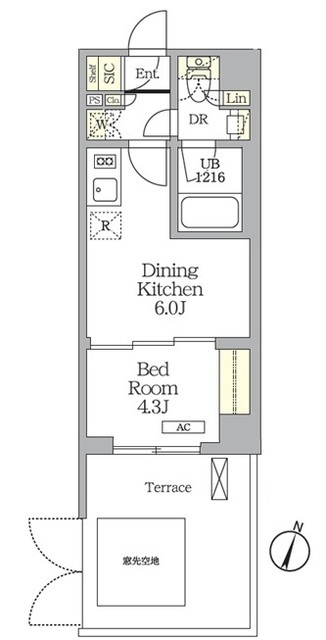 ＡＩＦＬＡＴ明大前の間取図