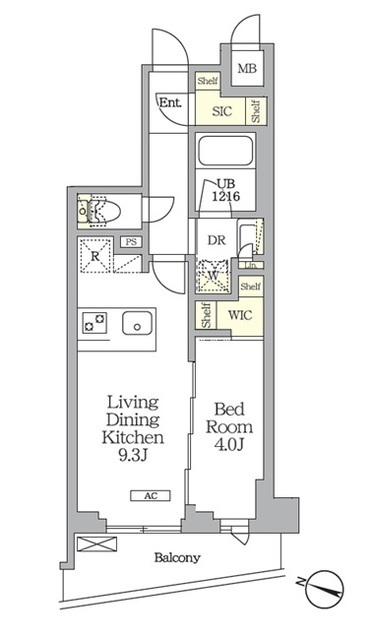 ＡＩＦＬＡＴ明大前の間取図