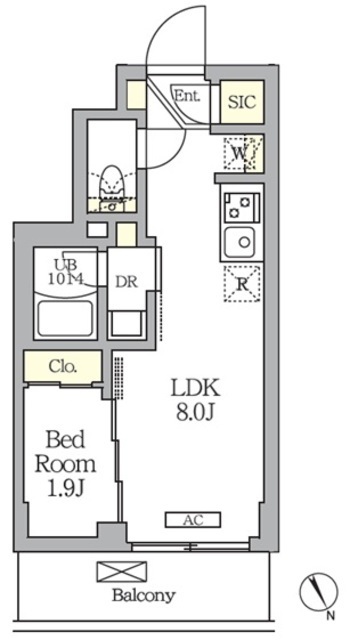 ハーモニーレジデンス馬込の間取図