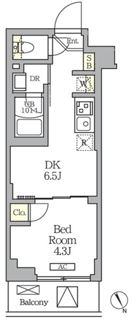 ハーモニーレジデンス馬込の間取図