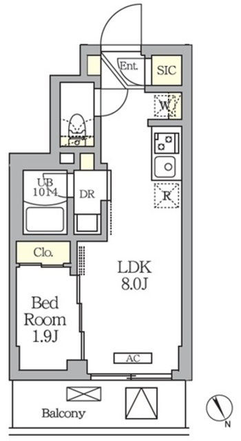 ハーモニーレジデンス馬込の間取図