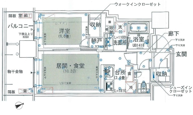 グランドシティタワー池袋の間取図