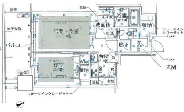 グランドシティタワー池袋の間取図
