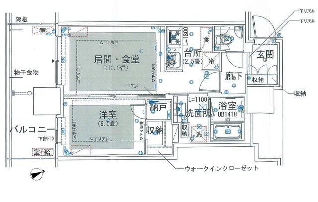 グランドシティタワー池袋の間取図