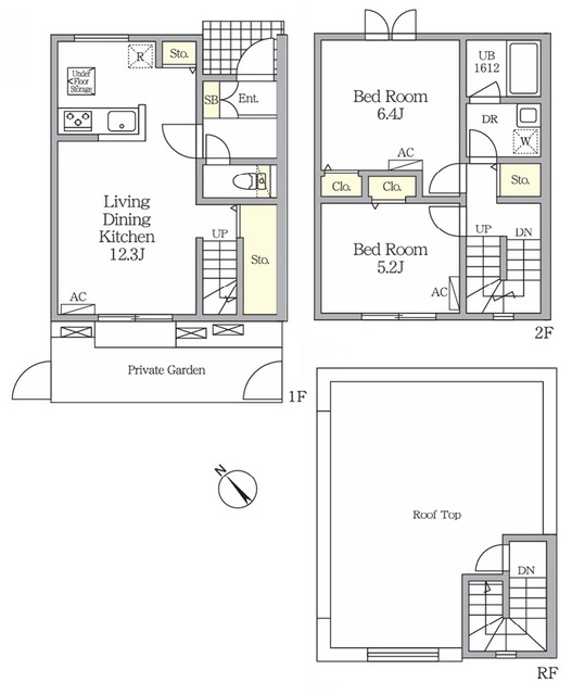 Ｐｒｅｍｉｕｍ　Ｃｏｕｒｔ宮前の間取図