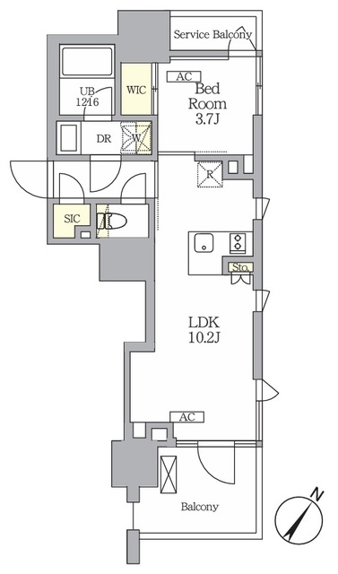 テラス神田猿楽町の間取図