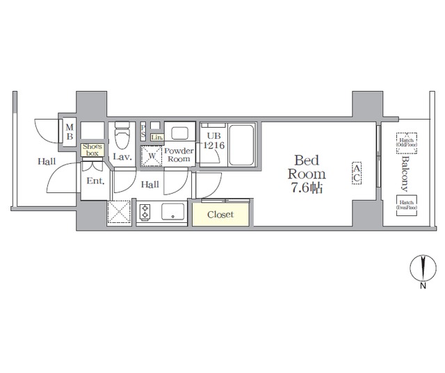 ＴＨＥ　ＭＵＴＵＡＬ　江坂の間取図