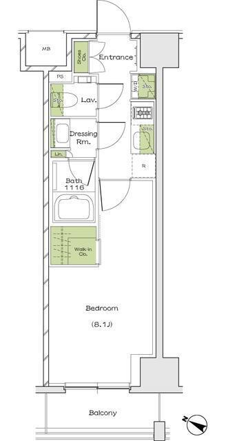 ザ・パークハビオ塚本の間取図