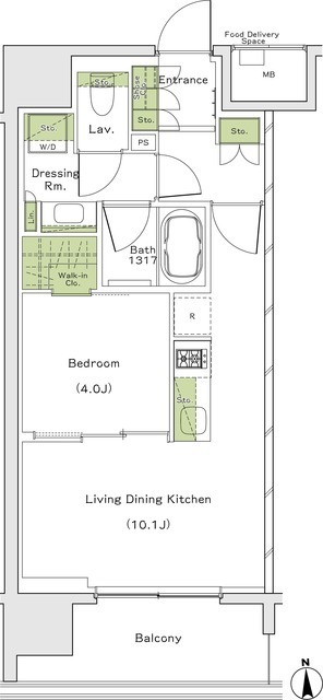 ザ・パークハビオ都島フロントの間取図