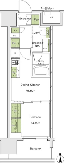 ザ・パークハビオ都島フロントの間取図