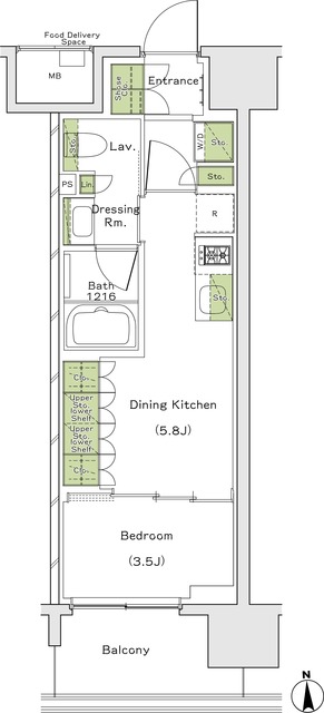 ザ・パークハビオ都島フロントの間取図