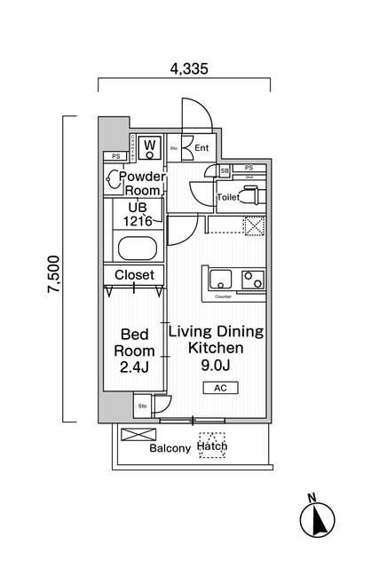 ミオーラ高槻の間取図
