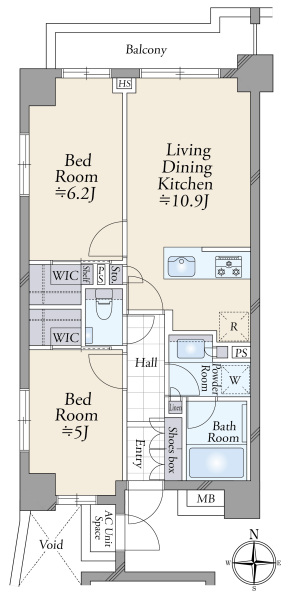 オープンレジデンシア目白御留山の間取図