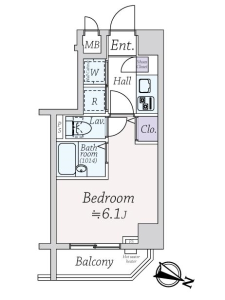 ドルチェ東京・八重洲通りの間取図