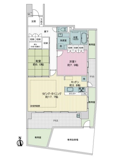 藤和シティホームズ一宮大宮の間取図