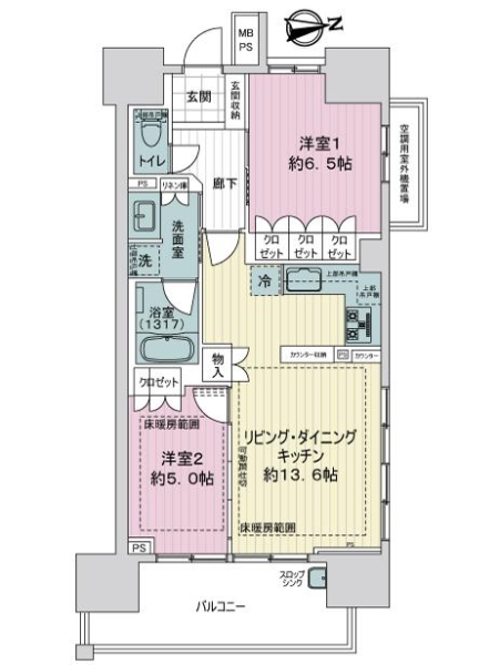 ザ・グランアルト栄の間取図