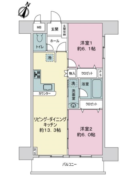 ソネット上池袋の間取図
