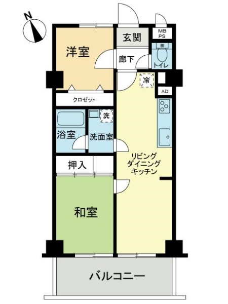 クレール亀戸の間取図