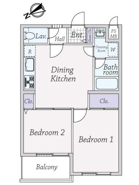 エクレール吉祥寺の間取図