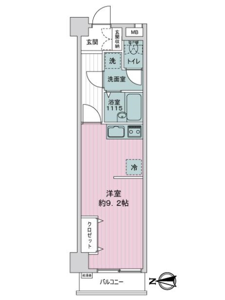 ホーユウパレス板橋仲宿の間取図