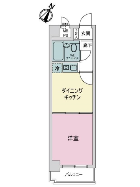 ライオンズマンション亀有第５の間取図