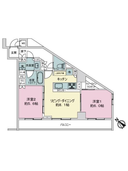 ルクシェール王子の間取図