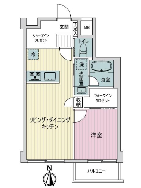 御徒町グリーンプラザの間取図