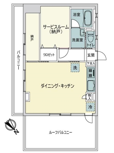 サンハイム駒込の間取図