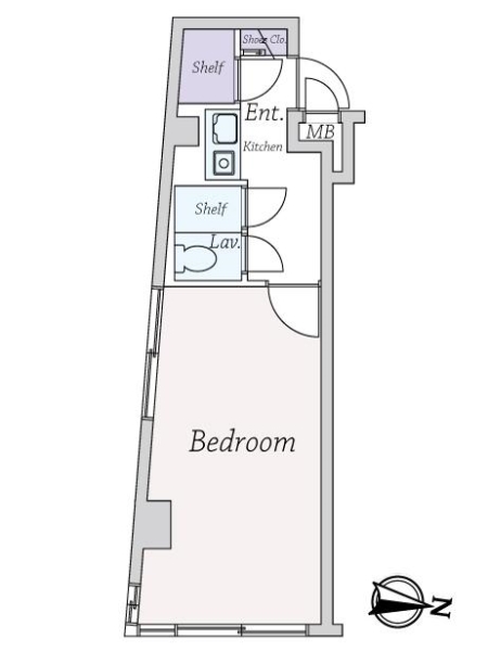ライオンズマンション赤坂志津林の間取図