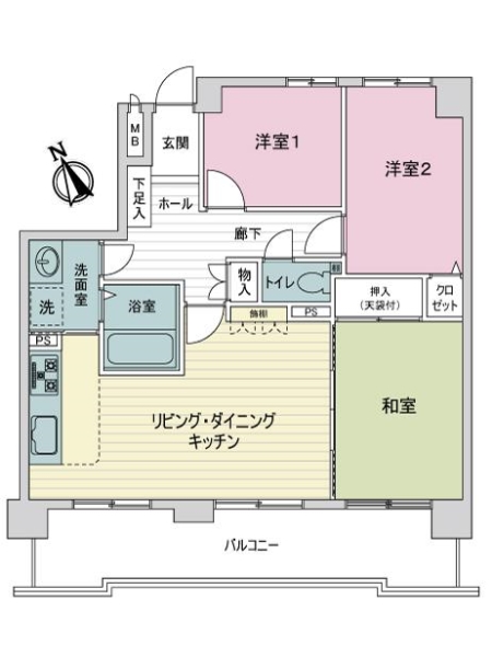 ライオンズテラス徳重の間取図