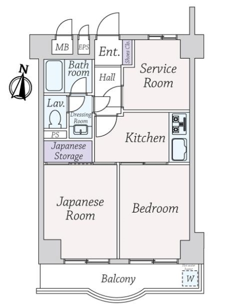 ライオンズマンション馬事公苑の間取図