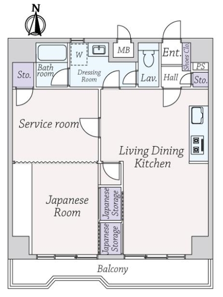 ライオンズマンション三鷹駅前通り・名取屋興産ビルの間取図