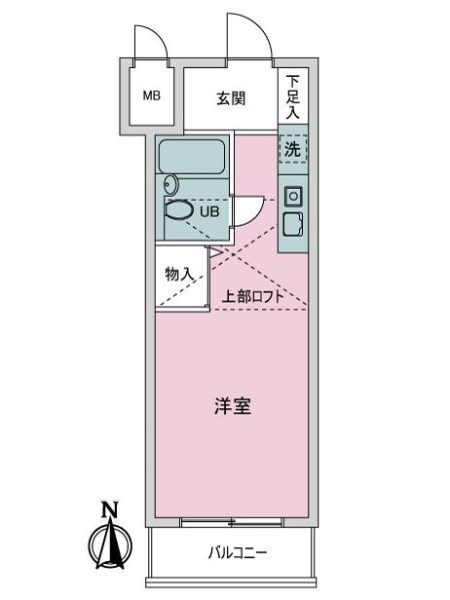 シンアイプラザ中延の間取図