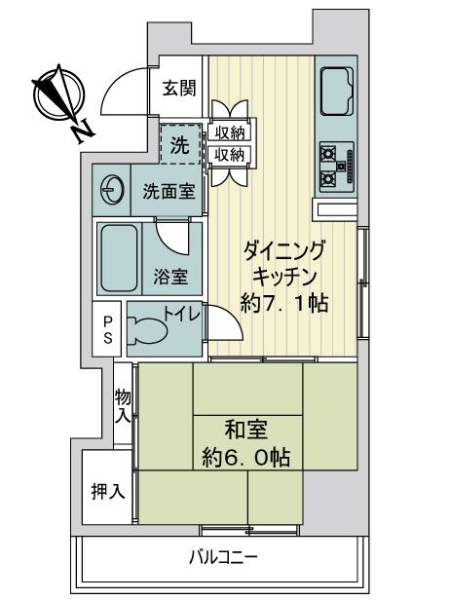 ライオンズプラザ神戸の間取図