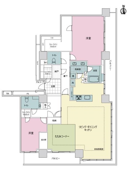 グランドメゾン御園座タワーの間取図