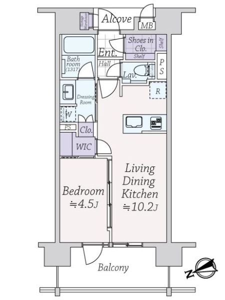 グランレ・ジェイド御茶ノ水の間取図