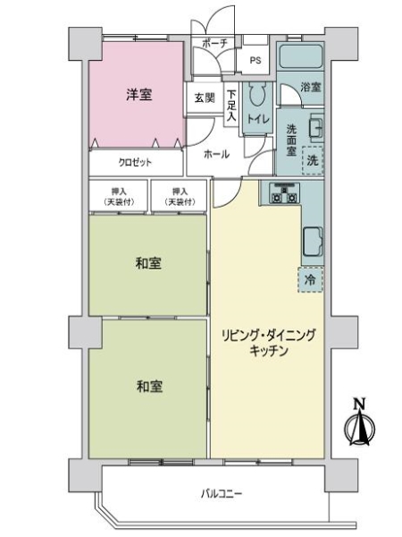 ラ・キャッスル２１笠寺の間取図