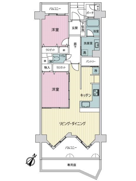 エスポア八事の間取図