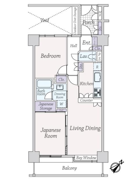 シーアイマンションあずま百樹園の間取図