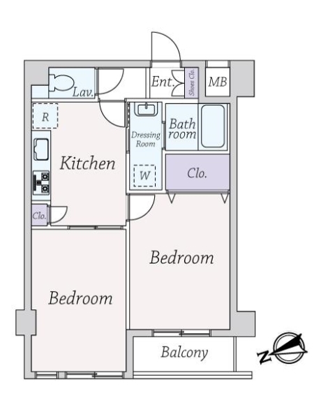 セントヒルズ落合の間取図