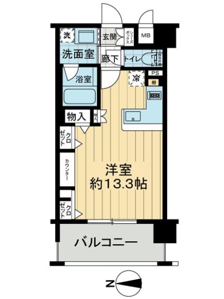 ＫＡＩＳＥＩ梅田の間取図