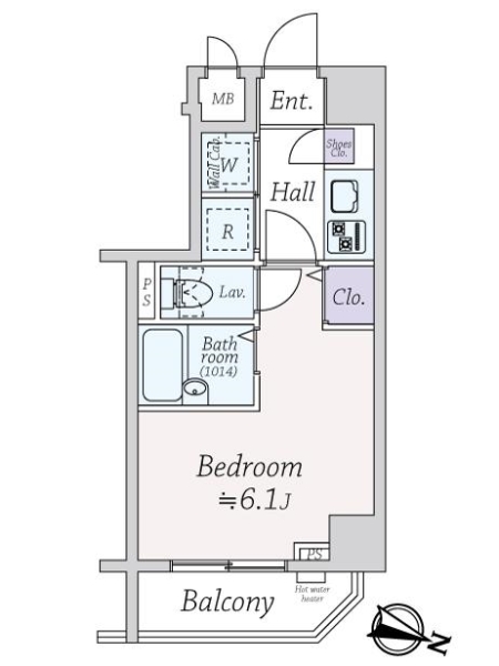 ドルチェ東京・八重洲通りの間取図