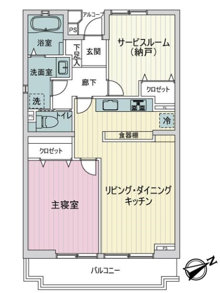 パルシティ徳丸の間取図