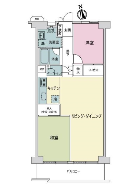 ヴェラハイツ葛西の間取図