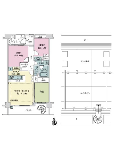アーデル小金井本町の間取図